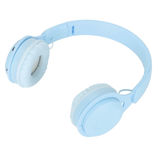 Y08 Macaron Bluetooth Over-Ear Hodetelefoner Sammenleggbare Avtakbart Kort Blå