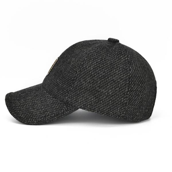 Vinteröronskyddade män cap Snapback cap Hiphop-baseballhattar Light grey