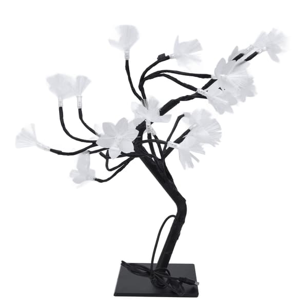 24 LED Fiber Optic USB-driven Simuleringsblomma Lampa Heminredning