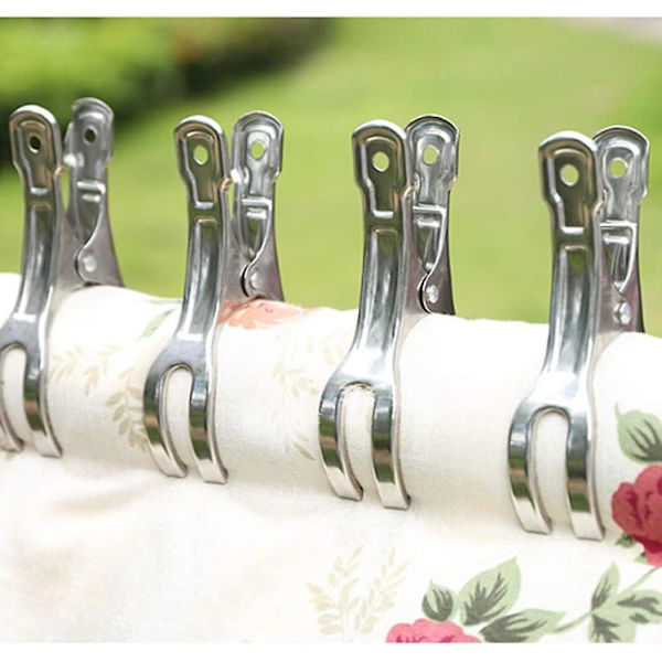 Tørrende quiltclips 11cm åben klips, 10 stk
