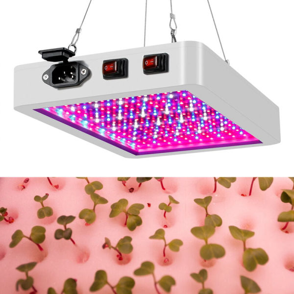 LED Grow Light Fuldspektrum indendørs planter Grow Light Grow Lampe til Ling Grøntsagsblomst Hydroponic Drivhuse, 312