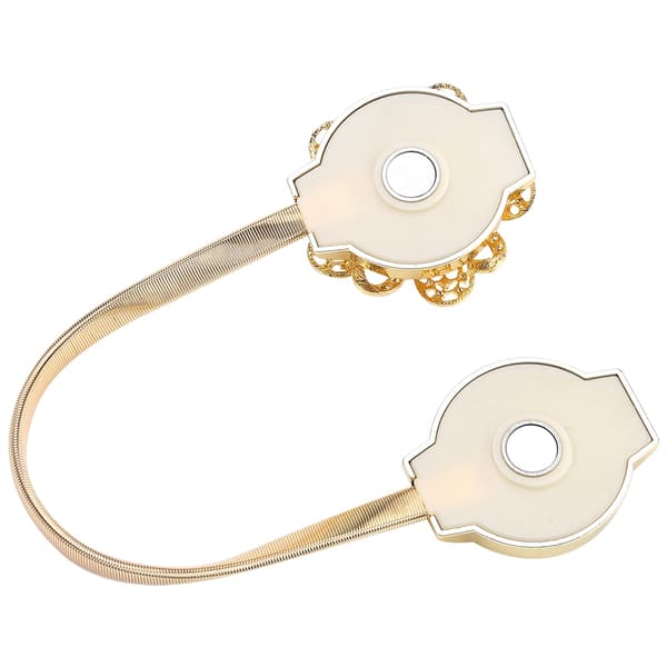 Foldbar Magnetisk Blomster Bælteclips Spændeholder Tilbehør Hjem Guld