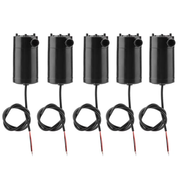 5st DC 3V 5V Mini Dränkbar Vattenpump för Akvarium Fontän