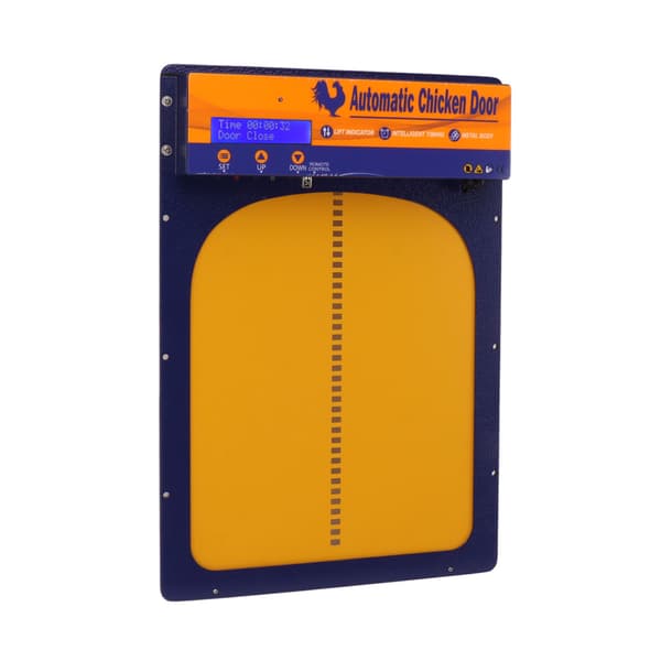 Automatisk hønsehusdør IP45 Vanntett Programmerbar Aluminium Timer Lyssensor Fjernkontroll