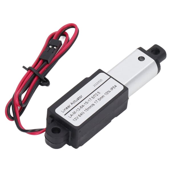 12V DC Mini Lineær Aktuator 17,5 mm Slaglængde 0,7 Tommer ABS Aluminium til Landbrugsmaskiner