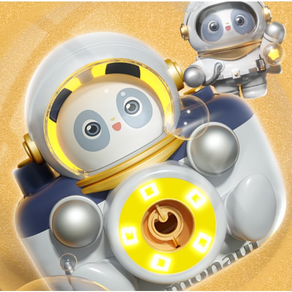 Astronaut Space Bubble Camera ([batteriversion] astronaut + batteri + skruvmejsel + 12 förpackningar bubbelvätska)