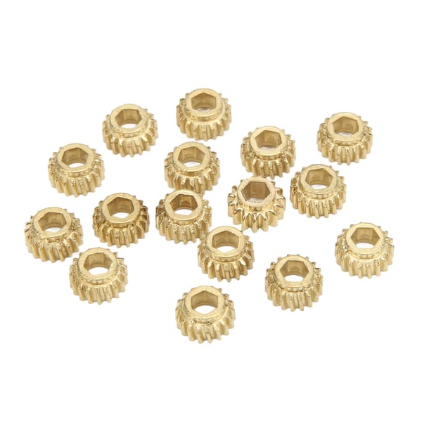 18 st Tuning Peg Gear Hex Hål Metall för Klassisk Gitarr Strängstämmare Ratio 1:18