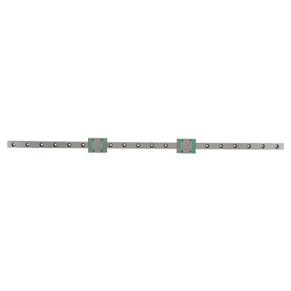 500mm MGN12 Linjärskena 12mm Bredd med 2 MGN12B Glidblock