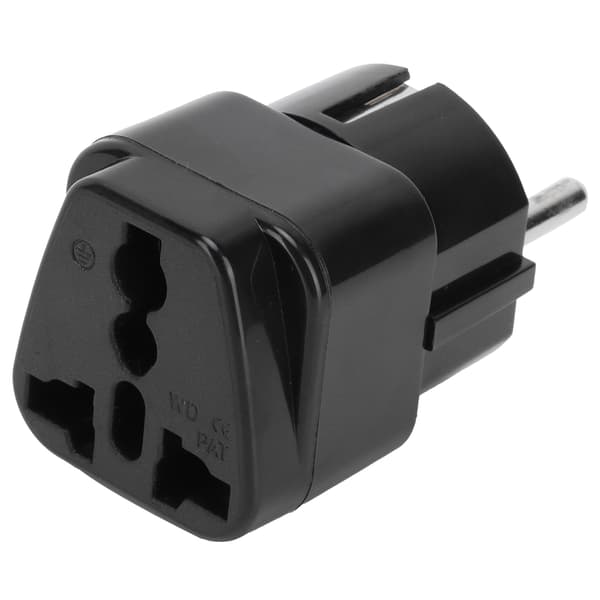 EU Rejseadapter 100-250V 10A Strømomformer Stik