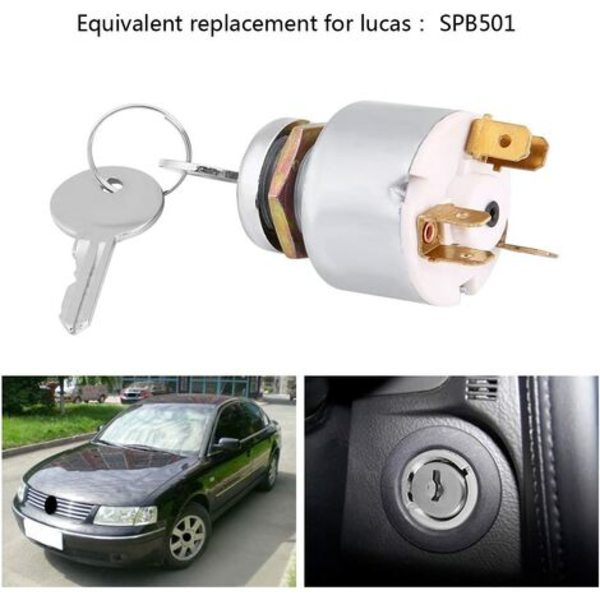 Tændingskontrolkontakt, 12V Universal motorstartkontakt