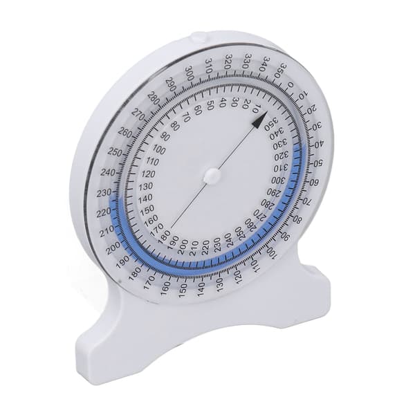 Professionel bobleinklinometer til fysioterapi, lækagesikker, nøjagtige målinger, blå til studerende