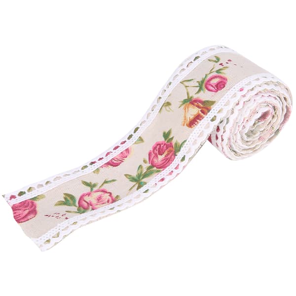 Elegant blondebånd for DIY-håndverk og bryllupskakepynt