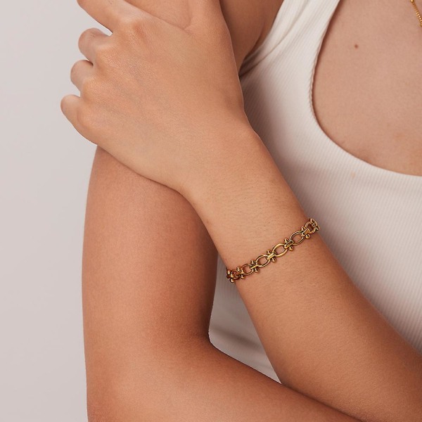 Armbånd O Shape Daily Outfit Metallic Element B1378