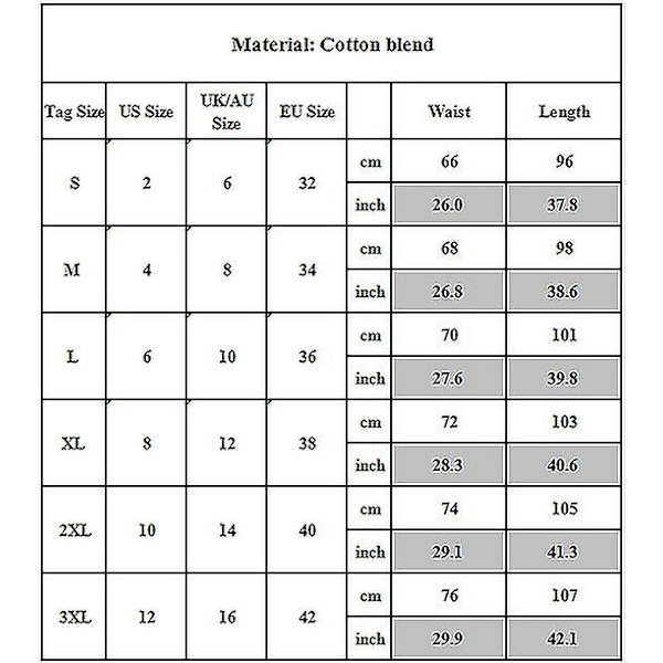 Naisten casual vapaat leveät housut Black 3XL
