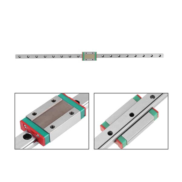MGN12H Miniatyr Lineær Skinneguide 450mm Lengde 12mm Bredde