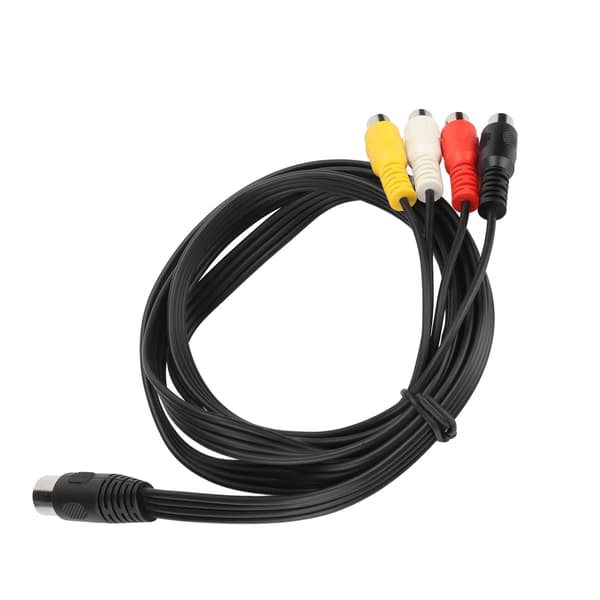 5 Pin Han Din til 4 RCA Hun Kabel Professionel DIN 5 Pin til RCA Konverteringsledning til CD Afspiller VCR DVD Phono 1,5m