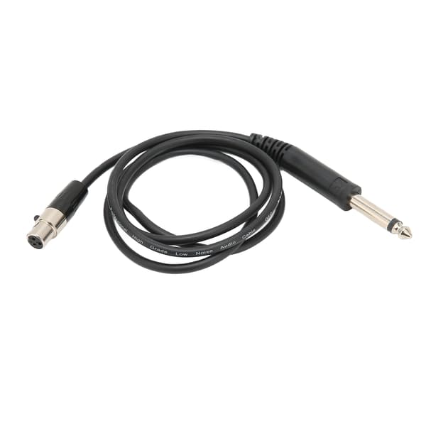 3-Pin Mini XLR til 6,35 mm Jack Kabel 1 Meter XLR til 1/4 Tomme Mikrofonkabel til Live Lydkort Mikrofon 1m