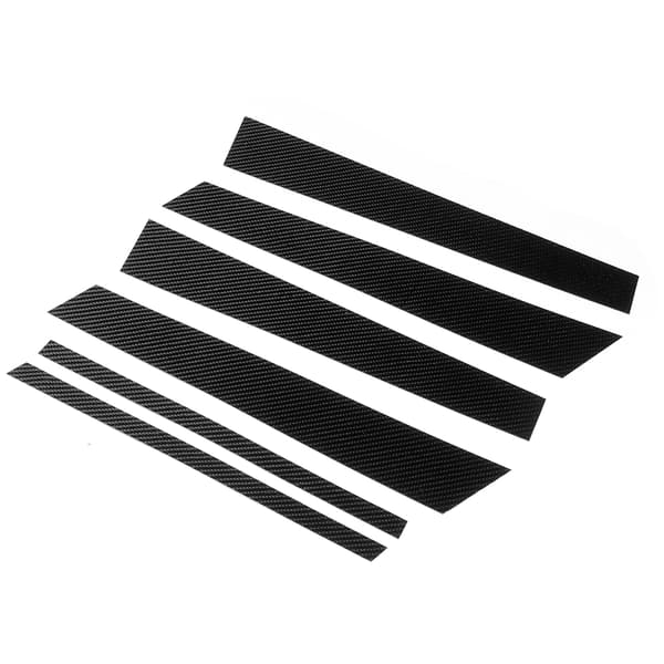 6 stk/sett B-stolpebekledning karbonfiber utvendig deksel dekor passer til X1 E84 2011-2015