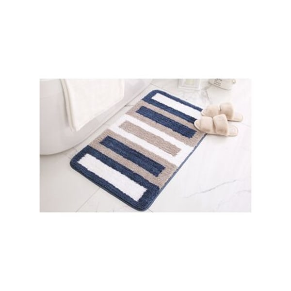 Halkfri badmatta Köksmatta Badrumsmatta MoCatherineux Mjuk Duschmatta i mikrofiber, Snabbtorkande, Vattenabsorberande, Mach
