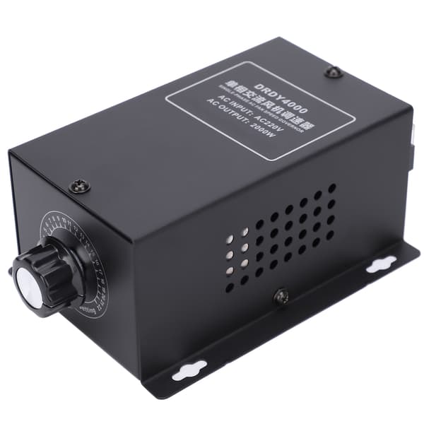 DRDY4000 AC 220V Enkeltfaset Loftventilator Hastighedsregulator Justerbar Motorhastighedsregulator