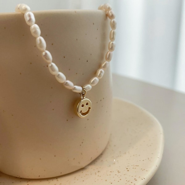 Halskæde sæt perlesmil piger&#39; Modesmykker Ac3132 necklace A04