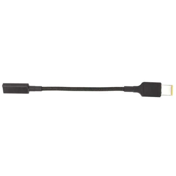 USB C till Slim Tip 100W DC Laptop Laddningskabel Aluminiumlegering Adapter för Lenovo Rektangulär Port