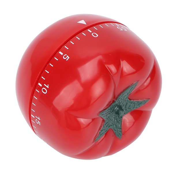Tomatformad Mekanisk Rullande Timer Hem Skönhetssalong Roterande Nedräkningstimer