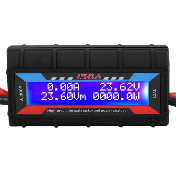 Wattmeter Effektanalysator LCD Digital Tester Volt Amp 150A for RC Modellfly