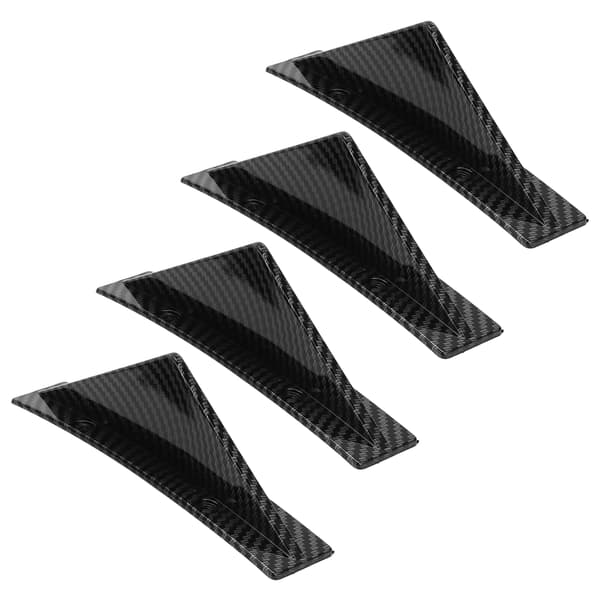 Bakspoiler i karbonfiber-stil, buet, universell bilmodifisering