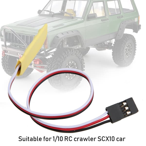 CH3 Control Winch Line Panel Gul utskiftningssats for 1/10 RC Crawler SCX10 bil