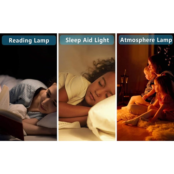 Dawn Light Alarm Clock for Kids, Heavy Sleepers, Dawn Simulation Soveværelse, Sleep Aid, Dual Alarm Clock, FM Radio, Snooze,