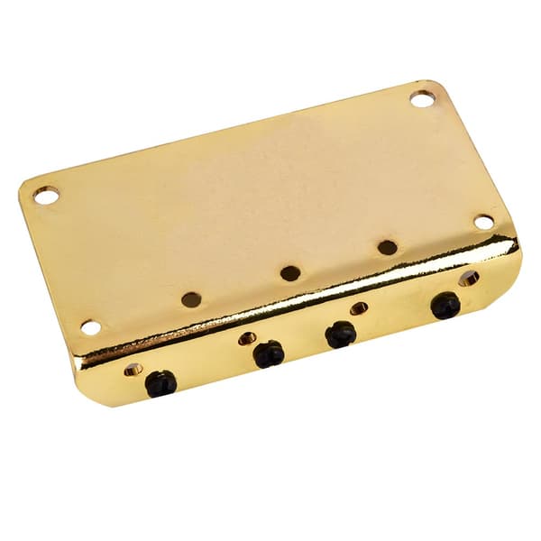 Gyllene 4-strängad elbasgitarr metallstall