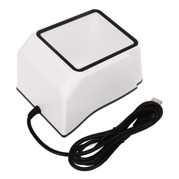 1D 2D Strekkodeskanner Ultra Dekoding Rask Respons Automatisk QR-kode Mobilbetaling Hvit