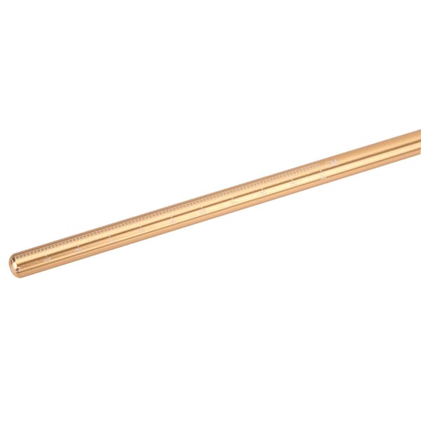 Dykning Tickle Pointer Stick av Aluminiumlegering med Mätning & Snodd (Gyllene)