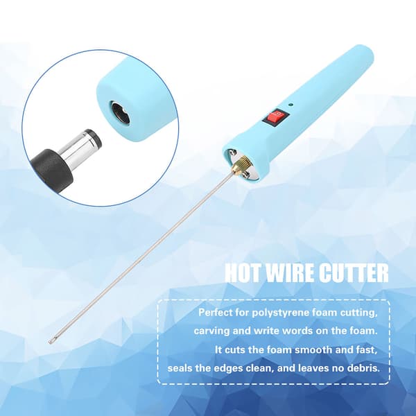 Elektrisk varmtrådsskumskutter 24W 20cm polystyren varmeskjærende graveringspenn US-plugg