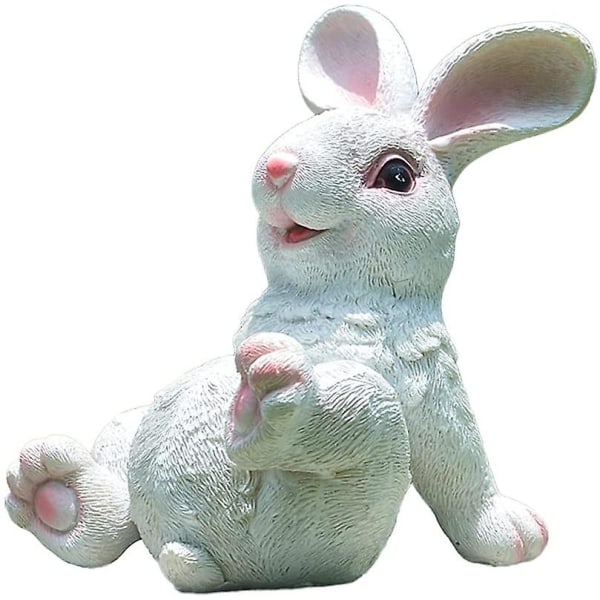 Hartshantverk djurmodell kanin (vit kanin),