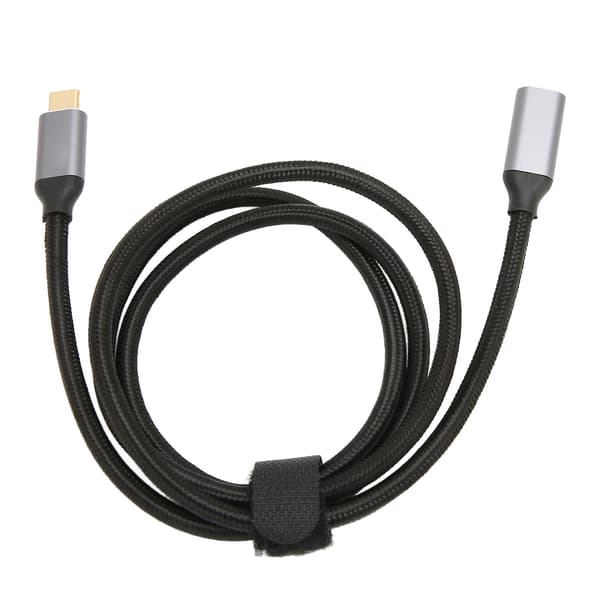 USB-C Forlængerkabel 10 Gbps Datasynkronisering 100W Power Delivery 4K 60Hz Video Output USB-C Kabel med E-Marker Chip 1m