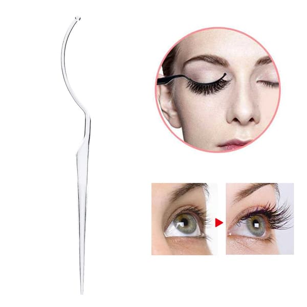 2. Ympande Eyelash Extension Tool Lash Holder Display Stick Hvit