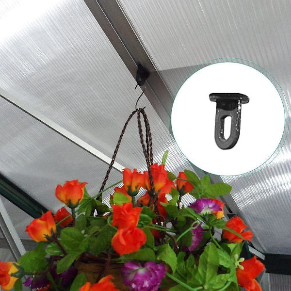 Plastic Drivhuskrog Hængeclips Hængekroge Plante Blomsterbøjle Bøjler Drivhusgadgets Hængeværktøj 60 pcs
