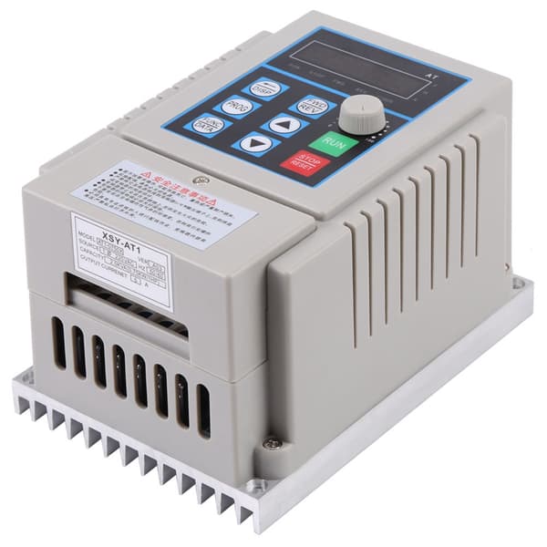 1. AC 220V 0,75kW Frekvensomformer VFD Hastighedsregulator Enkeltfase