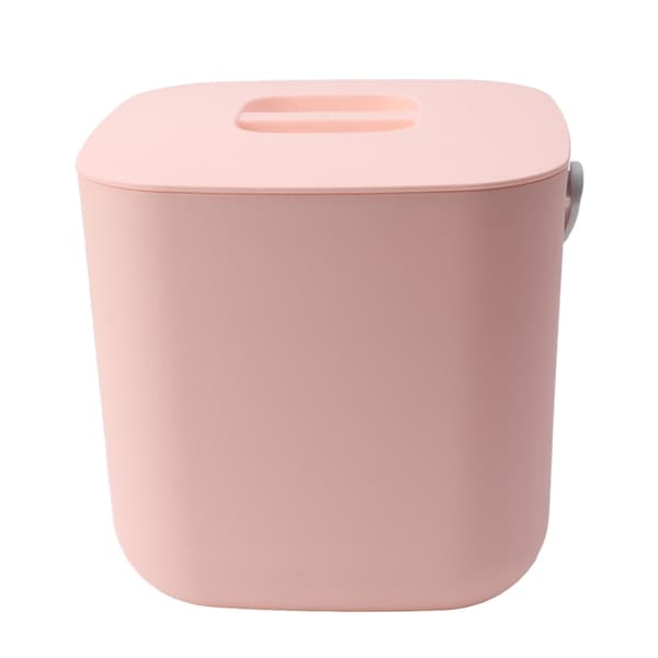 Bärbar Mini Diskmaskin 18W 8.5V 2A 2000mAh för Porslin Frukt Grönsaker Rosa