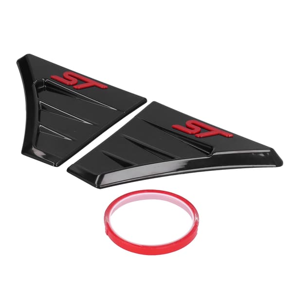 Et par skjermsideventilhetter for ST RS styling modifikasjonstilbehør for Ford Focus MK 2Rød