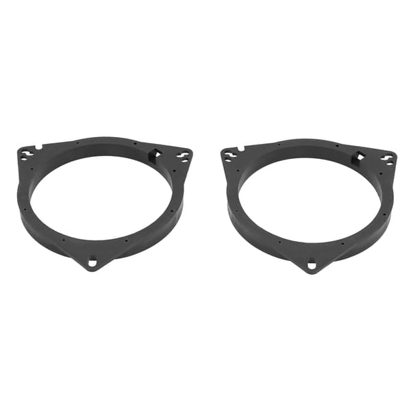 2x bilstereo højttalerringe mat sort bilmodifikation erstatning for Nissan