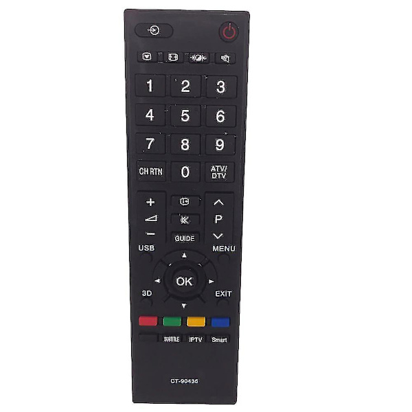 (2 stk/parti) fjernbetjening til Toshiba Tv Ct-90436 Ct-90325 Ct-90326 Ct-90329