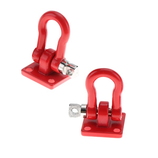 Rescue Lock Catch - 4 kpl Punainen, varaosat RC-kiipeilyautoille