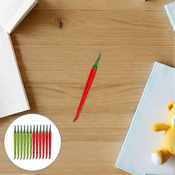 Chiliformede Gelpenne til Studerende 12 Stk Assorterede, Nye 2026
