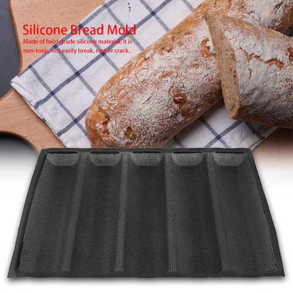 Fransk Baguetteform - Silikon Brødform