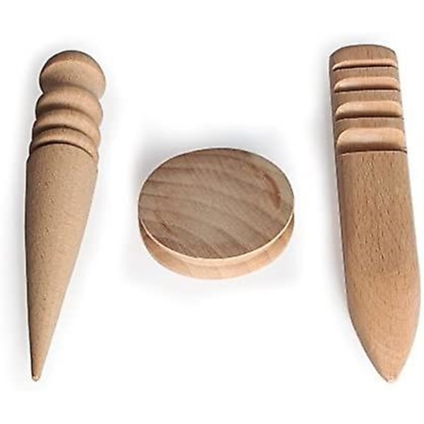 Uusi nahkainen Craft Edge Slicker pyöreä monikokoinen puunpoltin 3 mallia työskentelyyn nahkaan