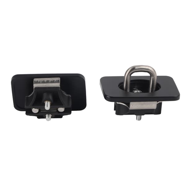 2 stk. Rustfrit Stål Tyrestang Beslag Til Lasteplads Side Tilbehør Til F150 Serie 1998‑2014 Sort