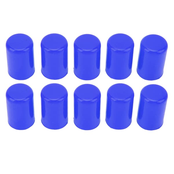 10 st silikonvakuumförseglingslock Universal 14 mm innerdiameter blå